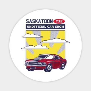 Revving Through YXE Saskatoon Magnet